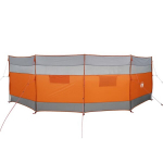 Stovyklavimo uždanga nuo vėjo, pilka ir oranžinė, 510x153 cm, 510 x 153 cm
