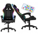 Žaidimų kėdė Infini RGB, juoda