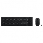 Lenovo Professional Wireless Rechargeable Combo Keyboard and Mouse Keyboard and Mouse Set Wireless Mouse included US English Bluetooth Grey