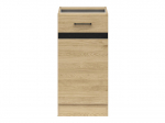 Virtuvės spintelė Black Red White Junona Line, ruda