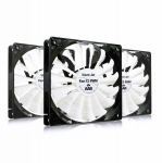 3x AABCOOLING Silent Jet Fan 12 PWM - Efektyvus 120mm Kompiuterio Ventiliatorius, 170m&sup3;/h Oro Srautas, 15 Ventiliatoriaus menčių, Tylus 8.9-20.9dB Veikimas Su FDB Guoliais, 400-1600 RPM, PWM Valdymas, Antivibracinės Tarpinės, Tinka PC Korp, universal