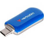 Atminties kortelė Verbatim Plectra 128gb Usb-c atmintinė, mėlyna