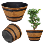 KADAX &bdquo;Barrelbloom&ldquo; vazonas 53 cm &scaron;viesiai rudas