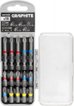Graphite antgalių rinkinys 25/50mm, 15 vnt., Crv plienas