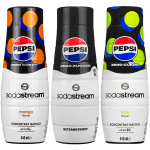 3x sirupas, skirtas "SodaStream Pepsi MAX", "Pepsi Max Lime", "Pepsi Max Mango