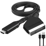 Scart į HDMI keitiklis, viskas viename Scart į HDMI adapteris, 1080P_paris