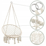Stork's lizdas sūpynės kabanti kėdė sodo boho sūpynės namų sodui 120cm
