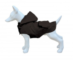 Freedog Pocket juoda striukė nuo lietaus &scaron;unims 25cm