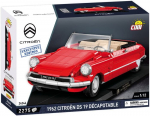 STATYBOS ŽAIDIMAS - COBI - 1962 METŲ CITRO&Euml;N DS.19 DECAPOTABLE - RAUDONAS - LIMITUOTA VERSIJA