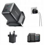 Joyroom Jr-tcg17 45w tinklo įkroviklis, 2x Usb-c (uk ki&scaron;tukas), juodas