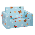Sulankstoma vaiki&scaron;ka sofa, mėlyna
