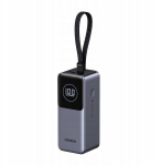 Atsarginis maitinimo &scaron;altinis ("Power Bank") Ugreen Pb723 Powerbank 20000mah, 130w, 2x Usb-c, Pilkas