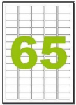 Lipni etiketė 65, 38,1x21,2 cm