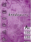 Kreidinis popierius, baltas, A4, 100 lapų