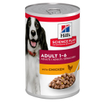 Hill's Sience Plan Adult ėdalas &scaron;unims su vi&scaron;tiena, 370g