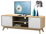 TV staliukas Notio Living Caitlin, rudas/baltas