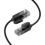 Ethernet tinklo kabelis RJ45 Cat 6A UTP 10m, juodas