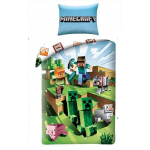 Vaiki&scaron;kas patalynės komplektas Minecraft, 160x200 cm, 2 dalių