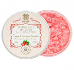 Druskos &scaron;veitiklis kūnui STRAWBERRIES AND CREAM Saules Fabrika 300 g