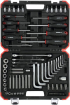 Gedore Raudonasis Torx Įrankių Rinkinys 1/4" + 1/2", 75 Dalys
