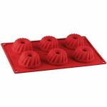 Dr. Oetker Flexxibel silikoninė keksiukų kepimo forma, 6 vnt.