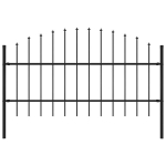 Lauko tvora su iečių vir&scaron;ug., (0,75-1)x1,7m, plienas, juoda