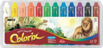 &Scaron;ilkinės kreidelės Colorix 3in1, 12 vnt.