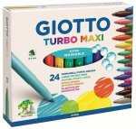 Flomasteriai Fila Giotto Maxi, 24 spalvos