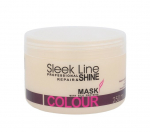 Drėkinamoji spindėsio suteikianti kaukė dažytiems plaukams Stapiz Sleek Line Colour 250 ml