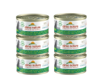 Konservai katėms Almo Nature HFC Complete, vi&scaron;tiena su &scaron;paraginėmis pupelėmis, 6 x 70 g