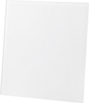 Airroxy stiklo matinis baltas panelis ventiliatoriui Drim 100/125