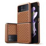 Dux Ducis Venice skirtas Samsung Galaxy Z Flip 4, ruda