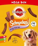 Pedigree Mega Box Schmackos &scaron;unims su jautiena,ėriena ir pauk&scaron;tiena, 5x158 g