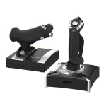 Skrydžio simuliacijos Joystickas - PXN-2119 Pro Skrydžio Simuliacijos Žaidimų Valdiklis Su Gazu, 16 Mygtukų, Juodas