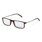Akinių rėmeliai vyrams Porsche Design P8384-D-55, rudi