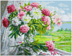 Tapyba pagal skaičius Rytas japonų sode 40x50 cm
