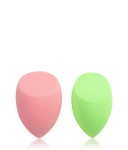 Kosmetinių kempinėlių veidui rinkinys Real Techniques Miracle Complexion Sponge + Miracle Airblend Sponge Duo, 2 vnt.