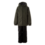 Huppa Vaikų pavasario-rudens komplektas REX, dark green/ black