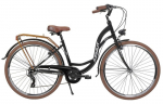 Dviratis AZIMUT Vintage TX-7 28" 2025 black-cream matt