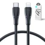 USB Kabelis Joyroom 'S-CL020A11' juodas 'Type-C / Lightning' 120cm (iki 20W)