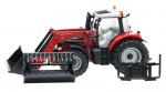 Žaislinis traktorius su priedais Massey Ferguson 6616 Tomy, 43082, raudonas/juodas, 4 d.