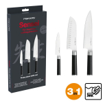 Fiskars Sensei peilių rinkinys, 3 vnt.