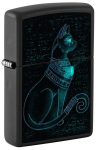 Žiebtuvėlis Zippo 48582 Spiritual Cat Design, juodas