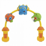 Muzikinis vežimėlio žaislas Chicco Dancing animals, 20 cm