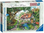 Dėlionė namas Ravensburger Flower Hill Lane, 1000 d.