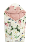 Miegmai&scaron;is vežimėliui ir autokėdutei Sensillo Velvet Xl, pink magnolia