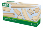 Medinis traukinio bėgių priedų rinkinys Brio 33401, 11 d.