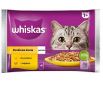 Whiskas suaugusioms katėms su vi&scaron;tiena ir kalakutiena, 52x85 g