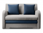 Sofa Ario, pilkos/mėlynos spalvos