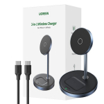 2w1 įkrovimo stotelė 20W ir magnetinis MagSafe Qi USB-C stovas